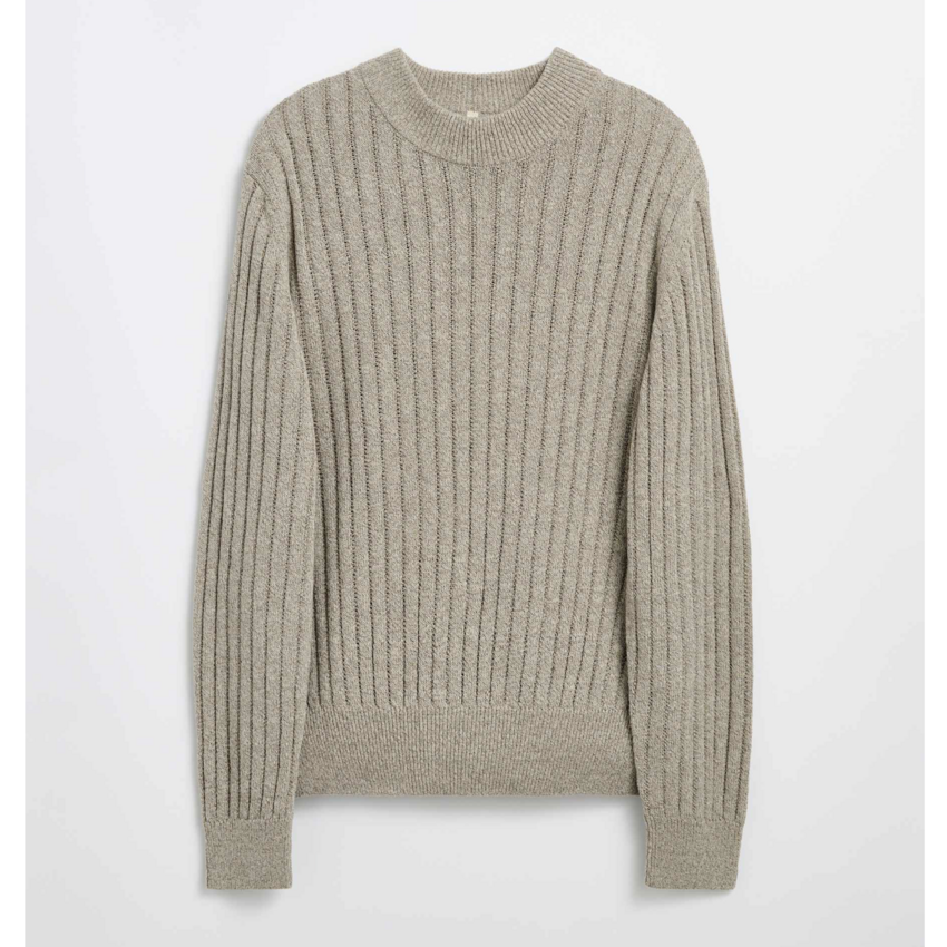 Sunflower Moon Linen Sweater Dark Oat