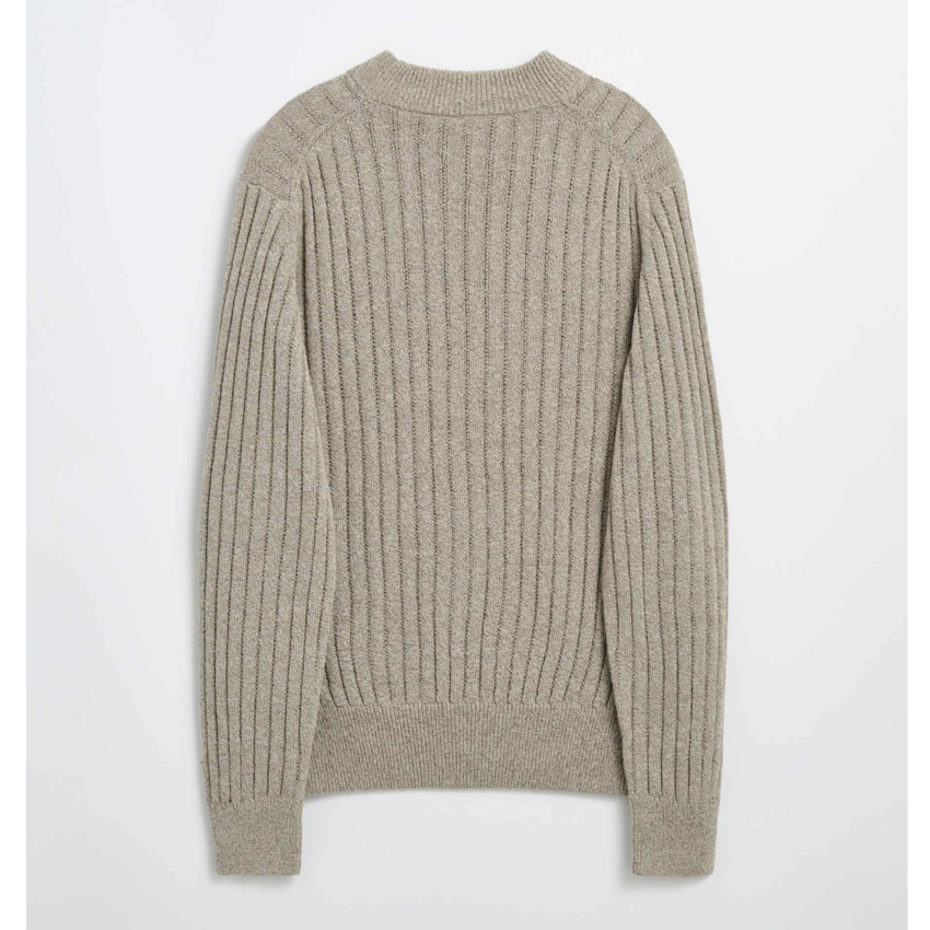 Sunflower Moon Linen Sweater Dark Oat