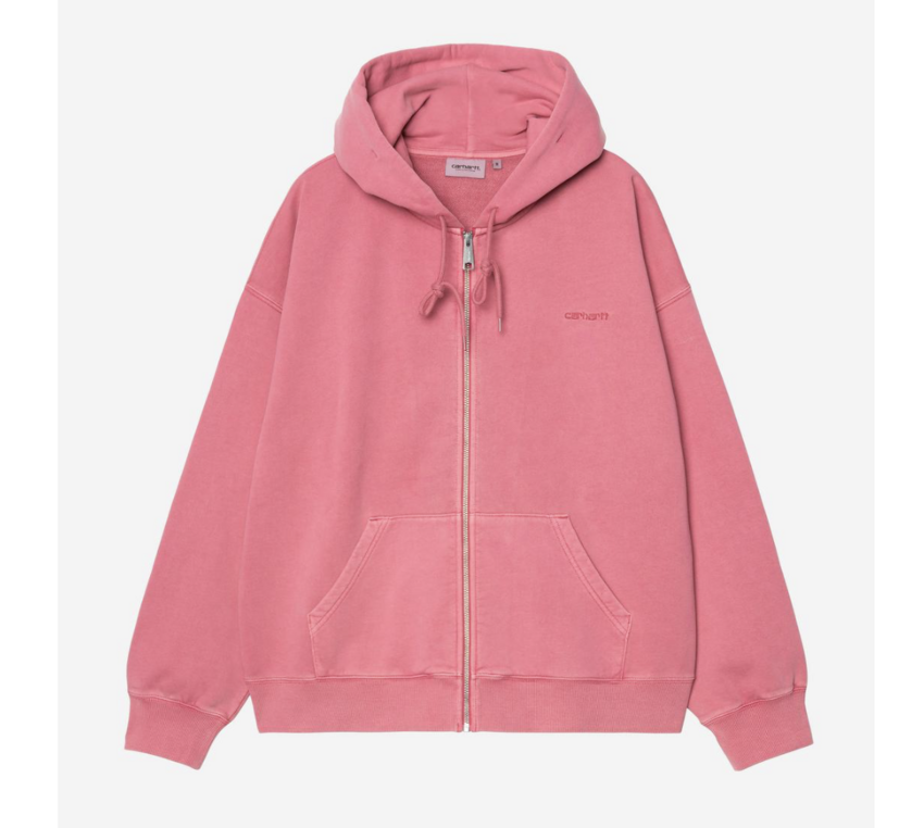 Carhartt WIP Hooded Benton Sweat Jacket Primrose