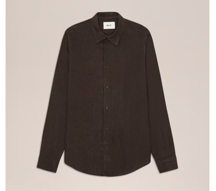 NN.07 Enzo Shirt 5708 Deep Truffle