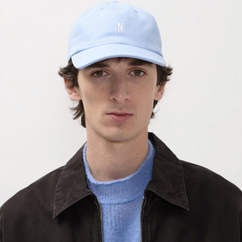 Norse Projects  Twill Sports Cap Bel Air Blue