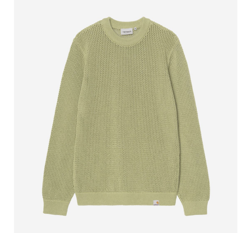 Carhartt WIP Stockton Sweater Gentle Green