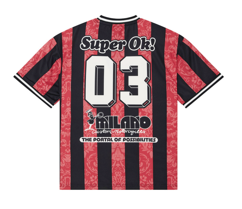 Deus Ex Machina Nouveau Moto Tee Fiery Red