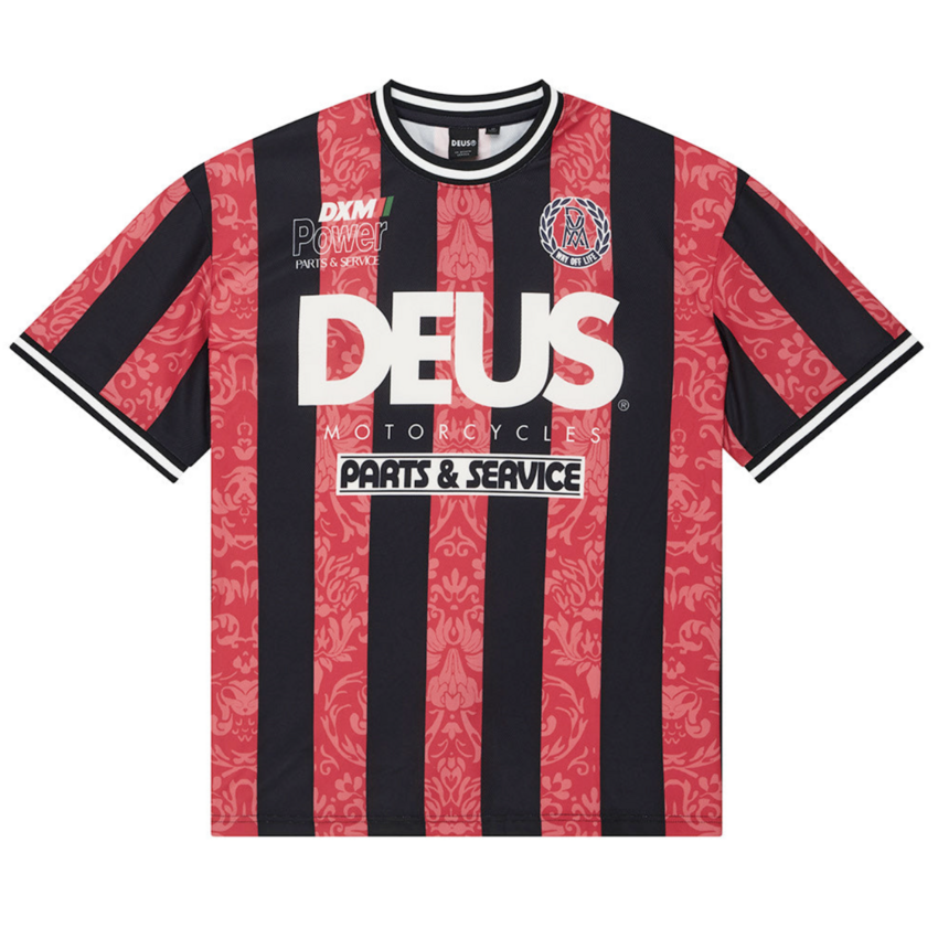 Deus Ex Machina Nouveau Moto Tee Fiery Red