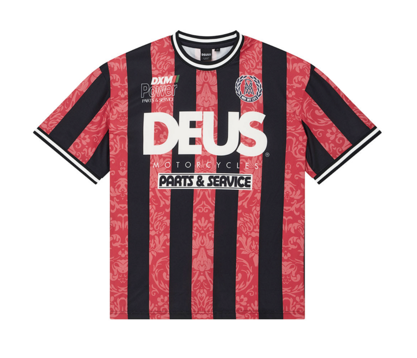 Deus Ex Machina Nouveau Moto Tee Fiery Red