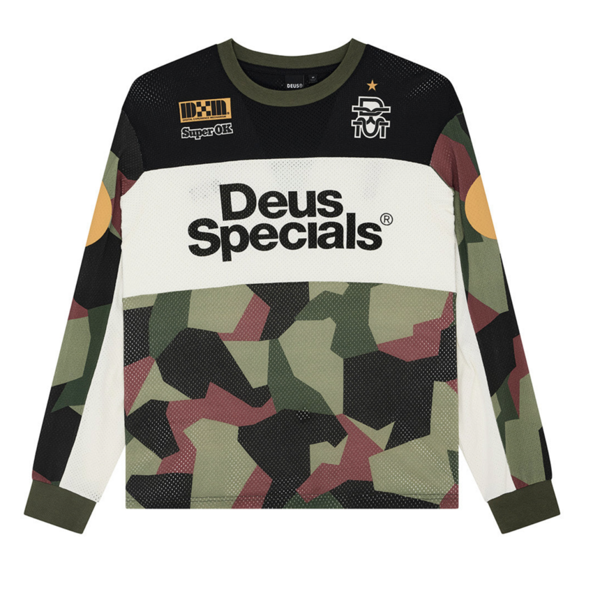 Deus Ex Machina Colt Ryder Moto Jersey Camo