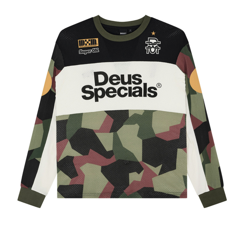 Deus Ex Machina Colt Ryder Moto Jersey Camo