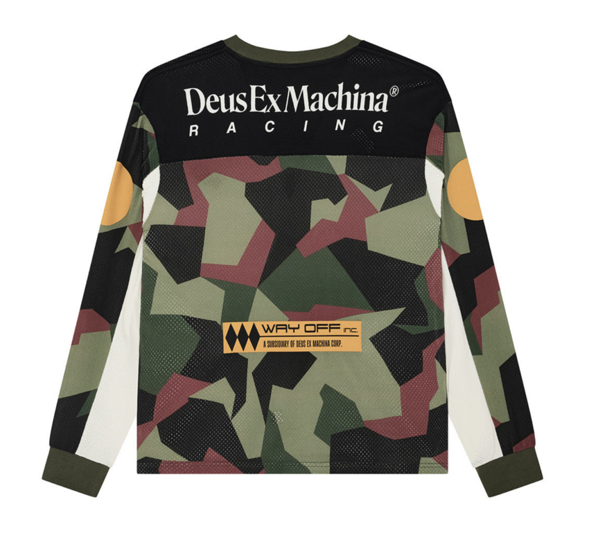 Deus Ex Machina Colt Ryder Moto Jersey Camo