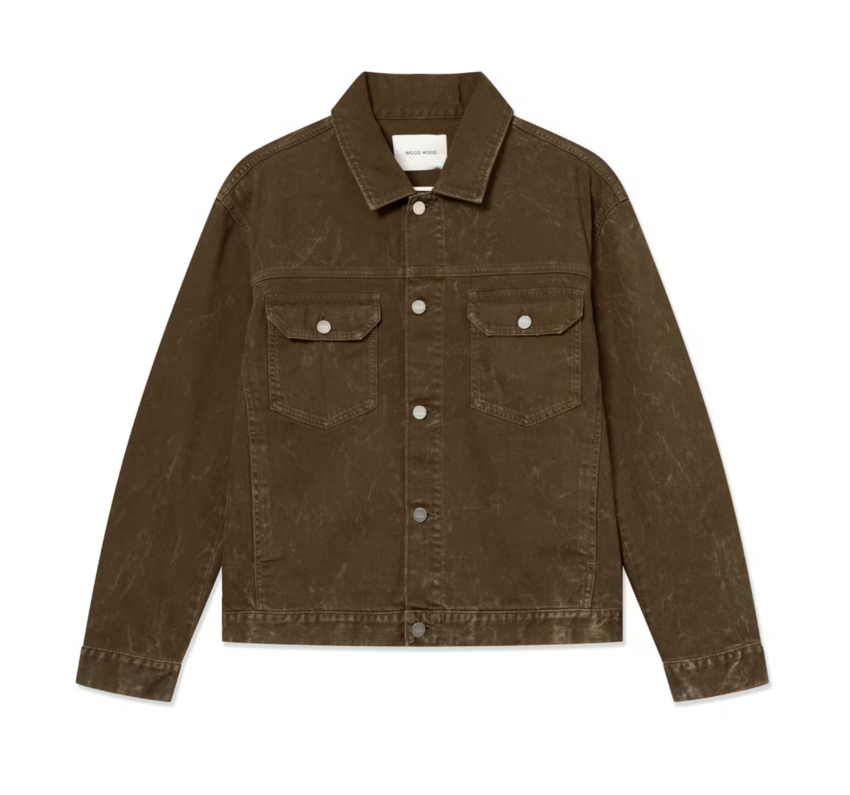 Wood Wood Type 10 Jacket Brown Marble