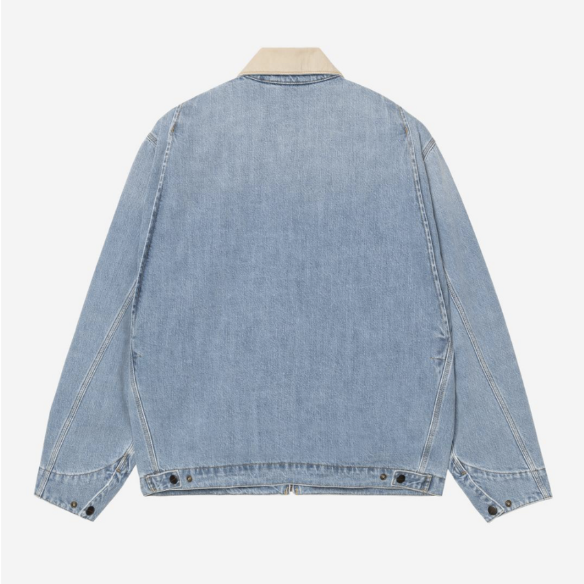 Carhartt WIP OG Detroit Jacket Burst Washed Blue/Dusty H Brown