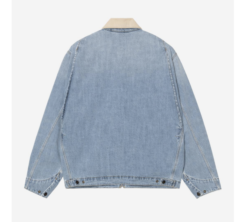 Carhartt WIP OG Detroit Jacket Burst Washed Blue/Dusty H Brown