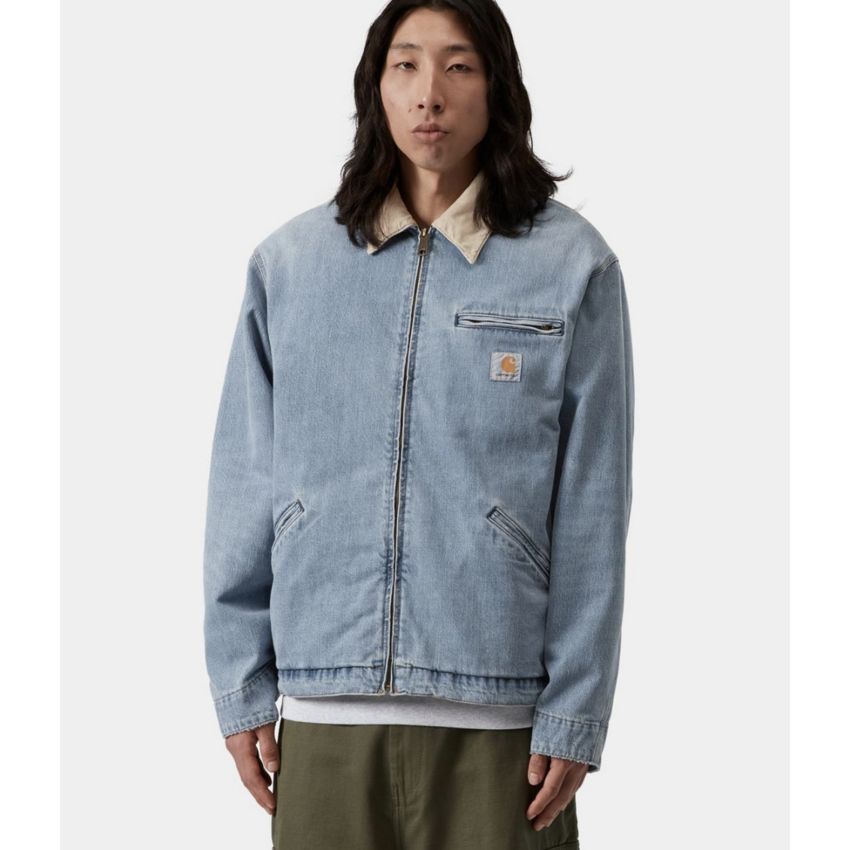 Carhartt WIP OG Detroit Jacket Burst Washed Blue/Dusty H Brown