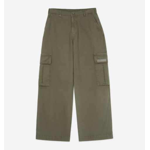 Flaneur Homme Ripstop Cargo Washed Khaki
