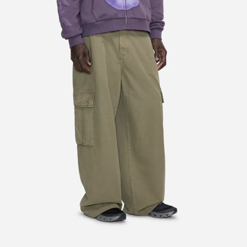 Flaneur Homme Ripstop Cargo Washed Khaki