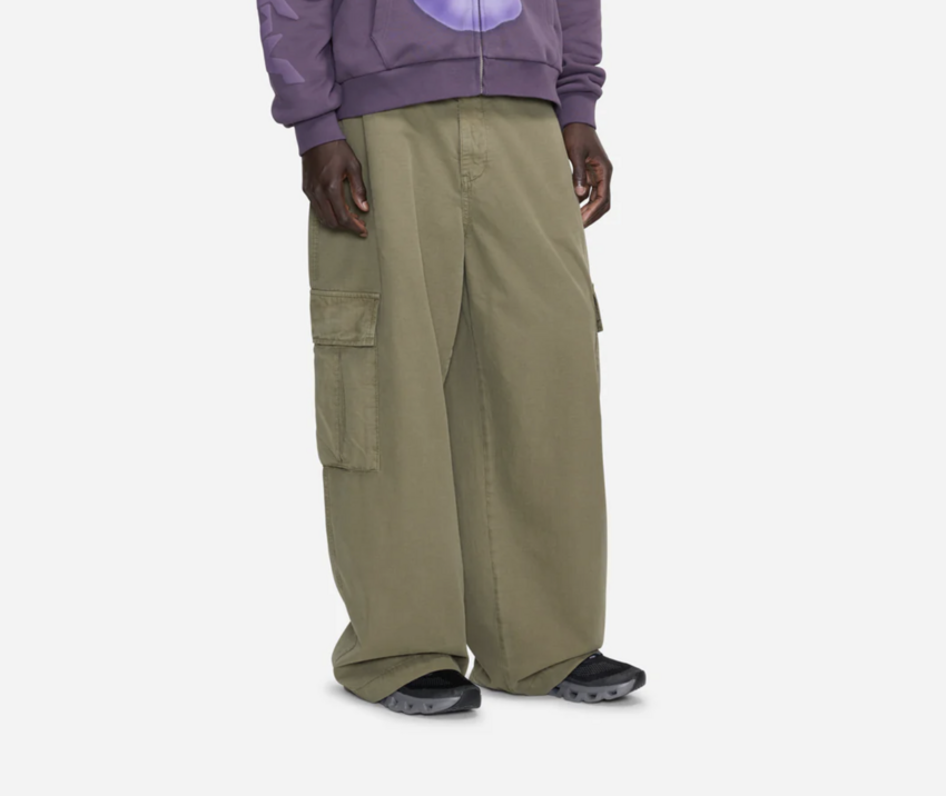 Flaneur Homme Ripstop Cargo Washed Khaki