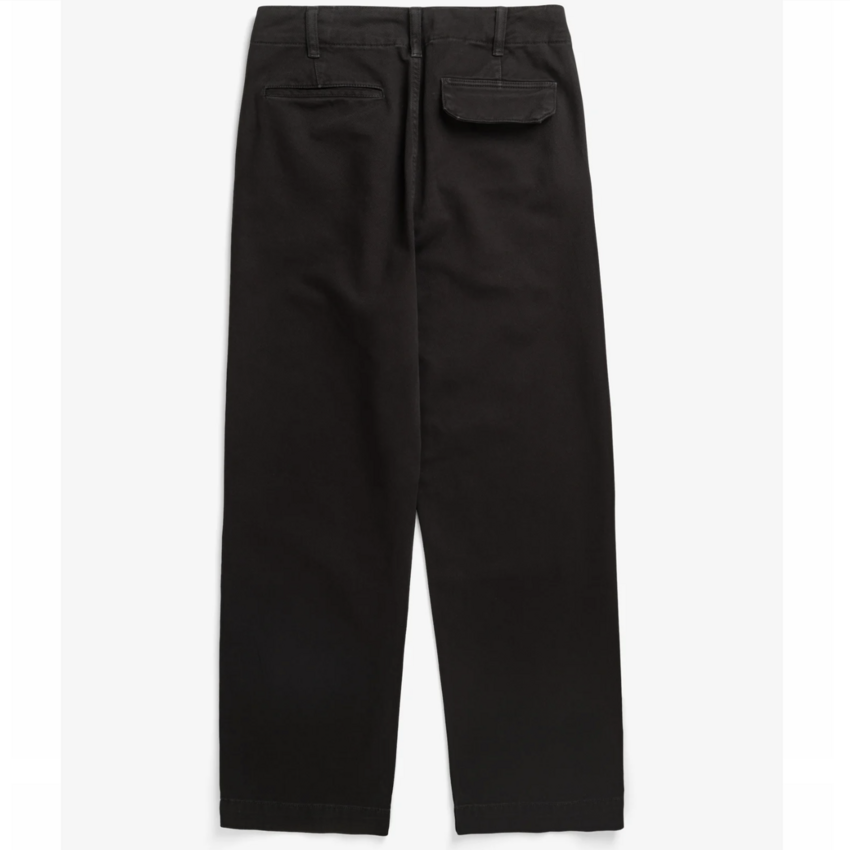Norse Projects  Hengifoss High Waist Heavy Twill Trouser Black