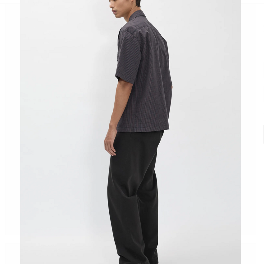 Norse Projects  Hengifoss High Waist Heavy Twill Trouser Black
