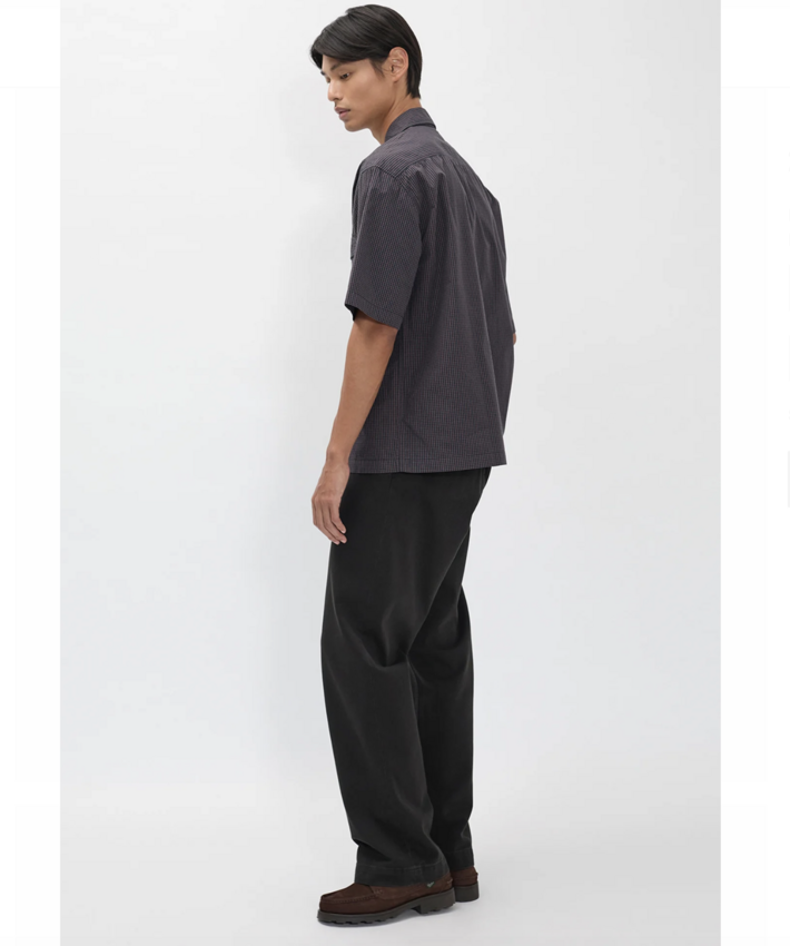 Norse Projects  Hengifoss High Waist Heavy Twill Trouser Black