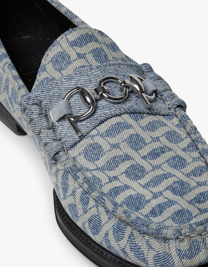 G.H. Bass POP x G.H. Bass  Easy Weejuns Lincoln Loafers Light Blue Denim