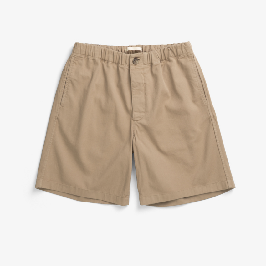 Norse Projects  Trysil Regular Organic Stretch Twill Short Utility Khaki