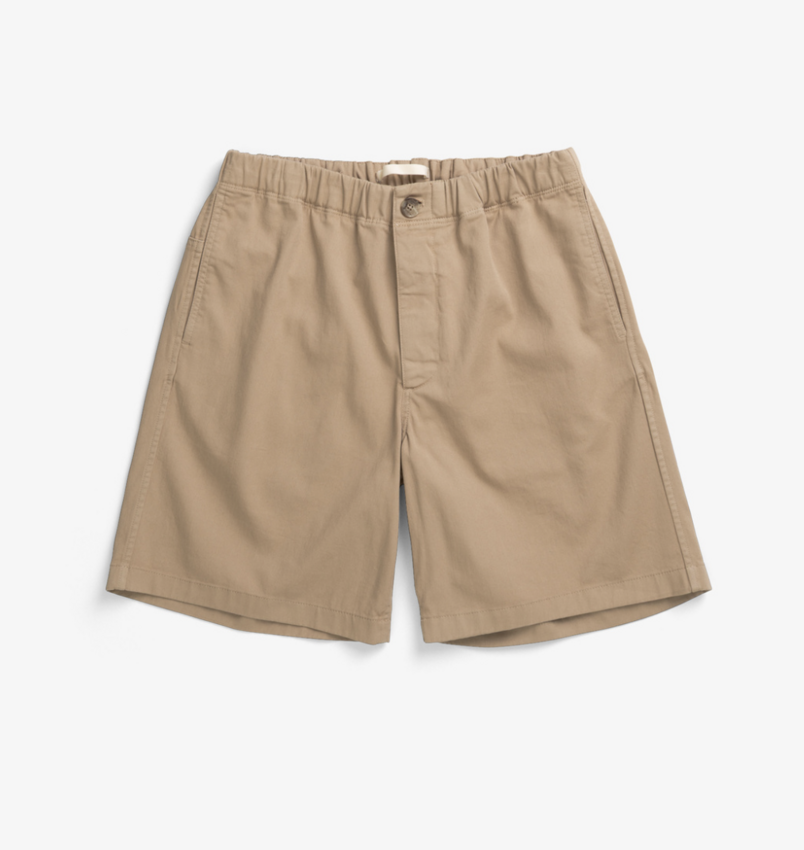 Norse Projects  Trysil Regular Organic Stretch Twill Short Utility Khaki