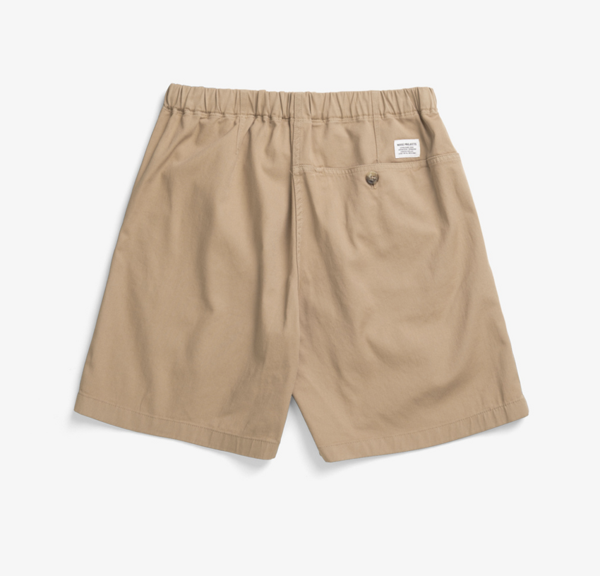 Norse Projects  Trysil Regular Organic Stretch Twill Short Utility Khaki