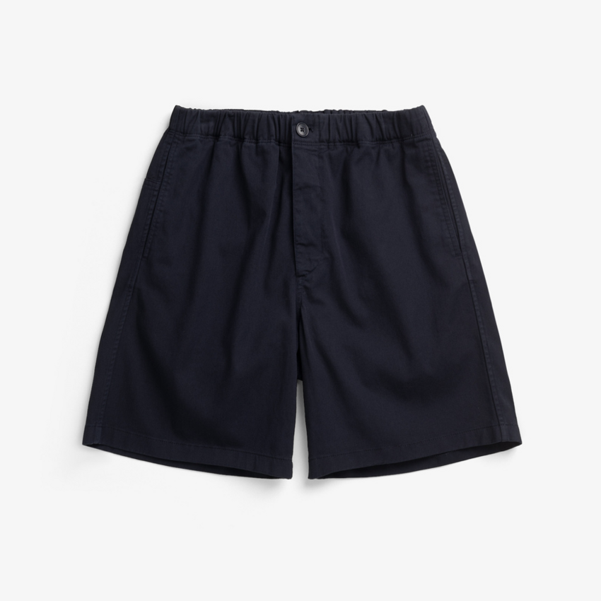 Norse Projects  Trysil Regular Organic Stretch Twill Short Dark Navy