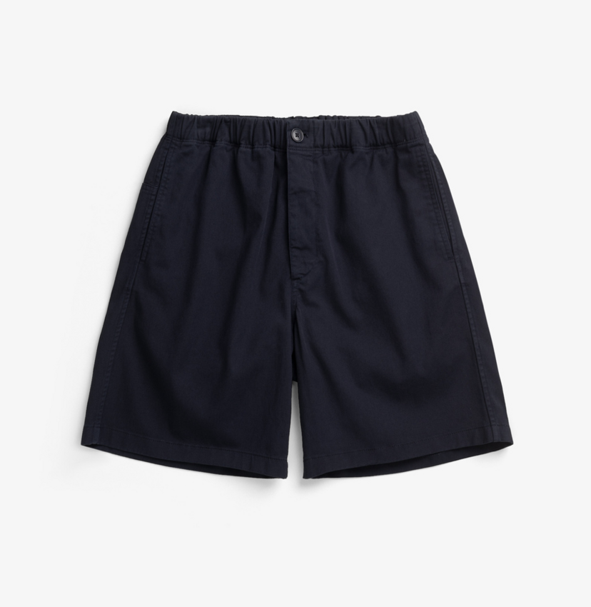 Norse Projects  Trysil Regular Organic Stretch Twill Short Dark Navy