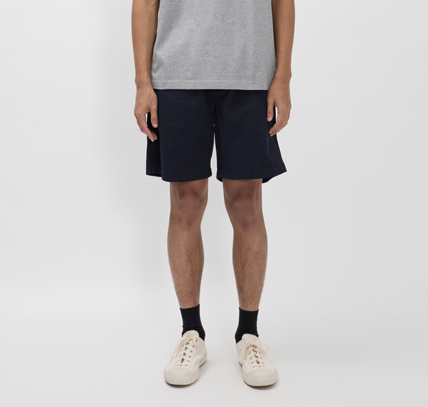 Norse Projects  Trysil Regular Organic Stretch Twill Short Dark Navy