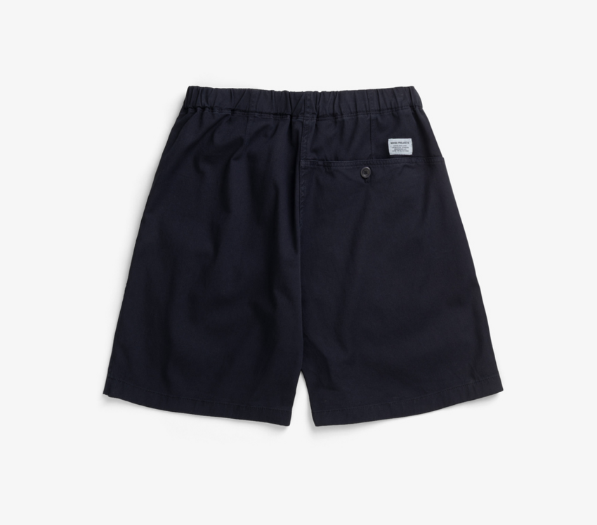Norse Projects  Trysil Regular Organic Stretch Twill Short Dark Navy