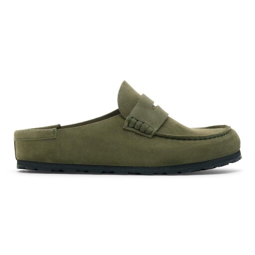 Birkenstock Naples Wrapped Suede Leather Thyme