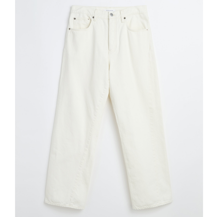 Sunflower Wide Twist Vintage White Denim
