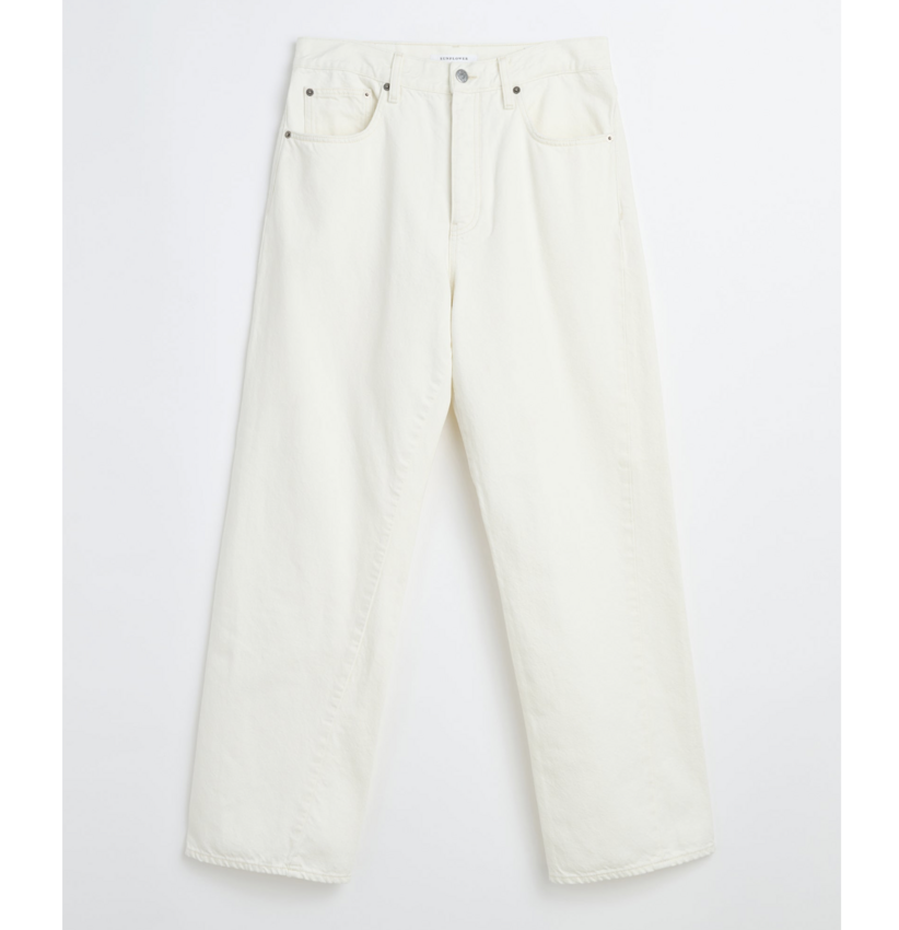 Sunflower Wide Twist Vintage White Denim