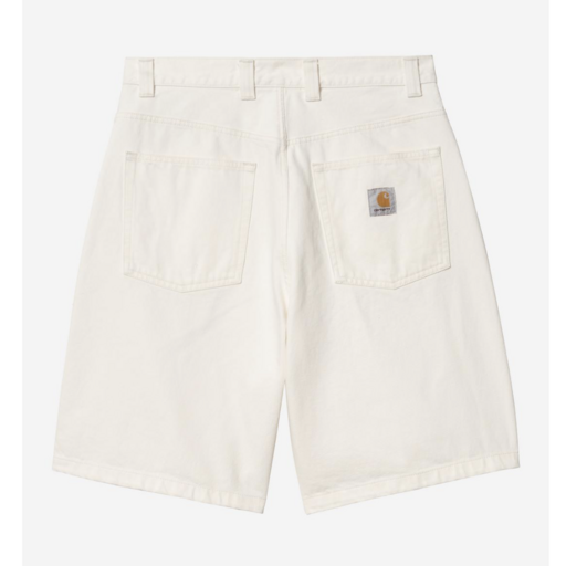 Carhartt WIP Brandon Short White Rinsed