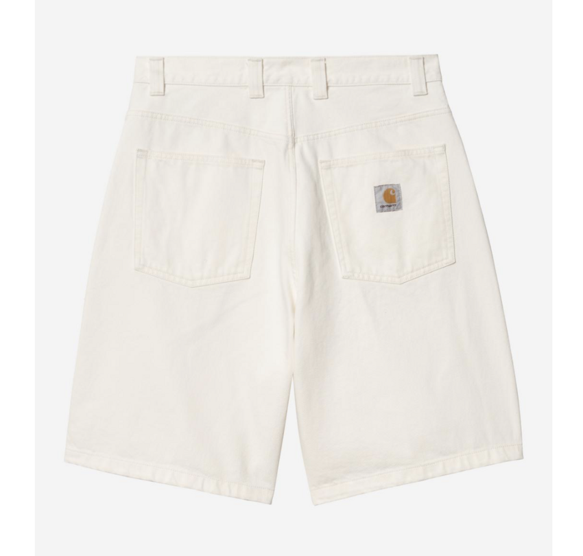 Carhartt WIP Brandon Short White Rinsed