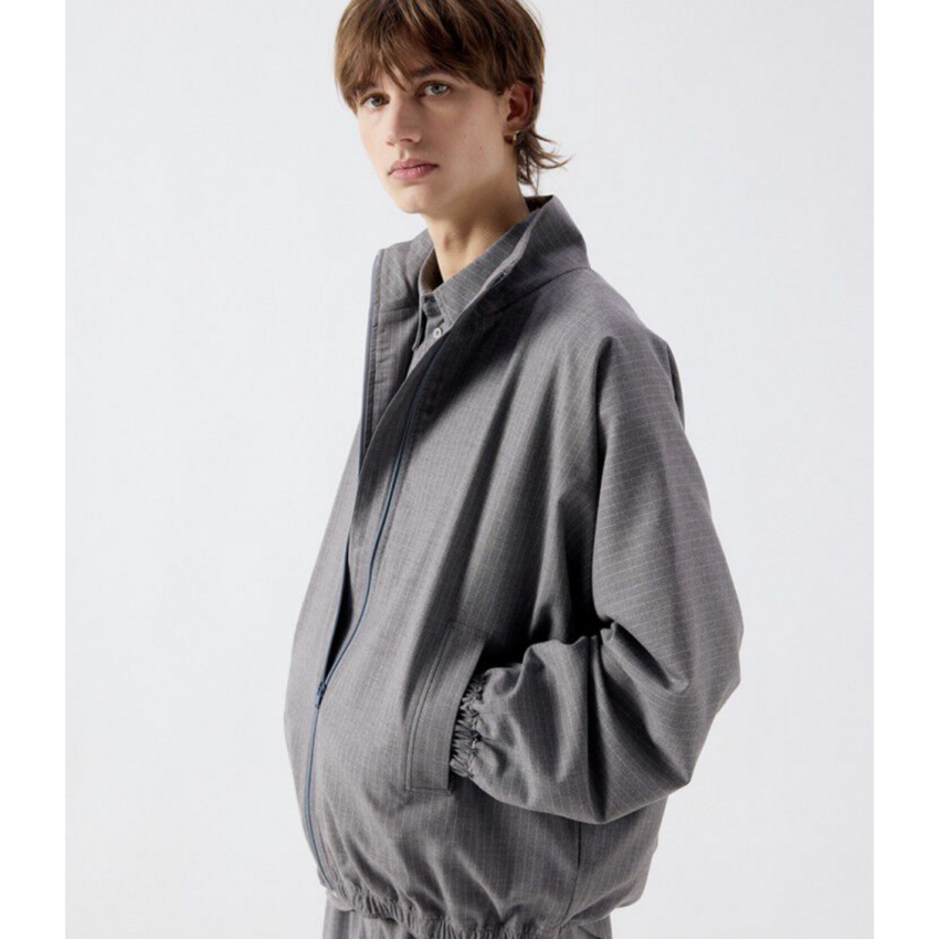 American Vintage Yroway Jacket Grey Stripe