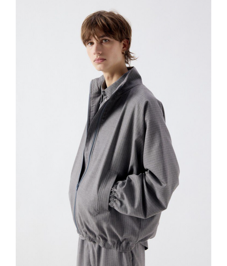 American Vintage Yroway Jacket Grey Stripe