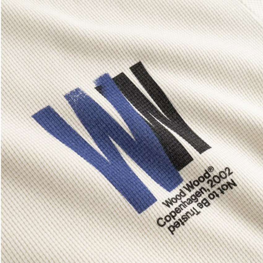 Wood Wood Keisan LS Tee 25414 Silver Birch