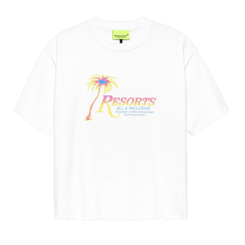 New Amsterdam Surf Association  Resorts Tee White