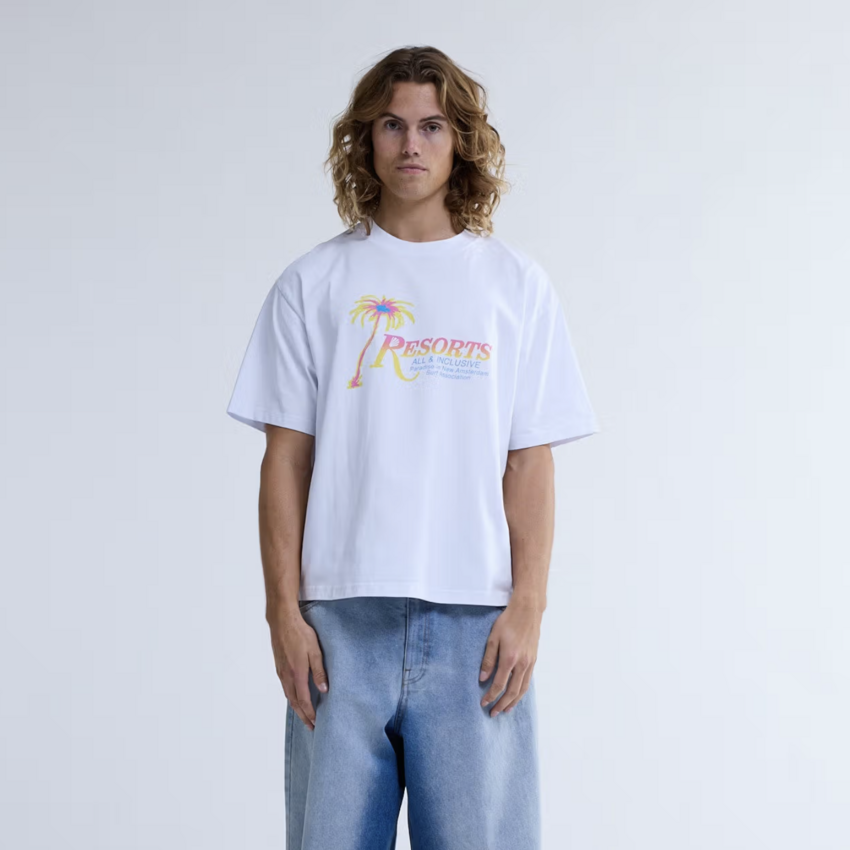 New Amsterdam Surf Association  Resorts Tee White