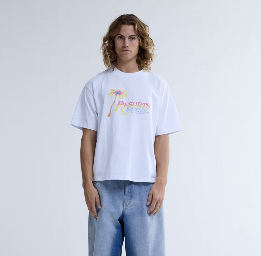 New Amsterdam Surf Association  Resorts Tee White