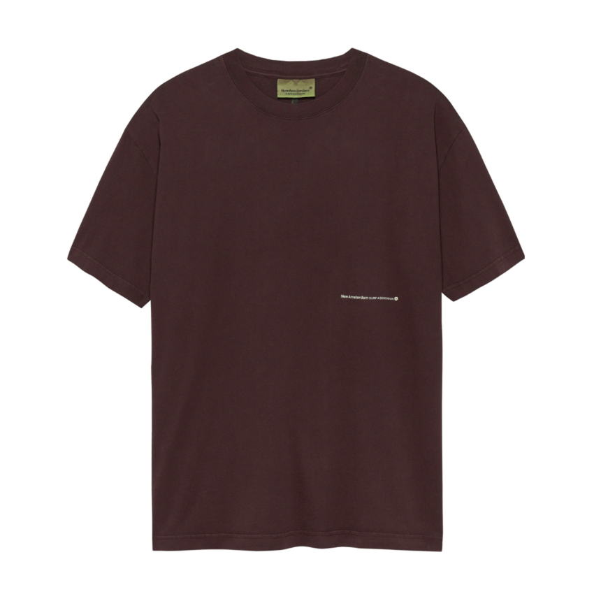 New Amsterdam Surf Association  Hibiscus Tee Walnut