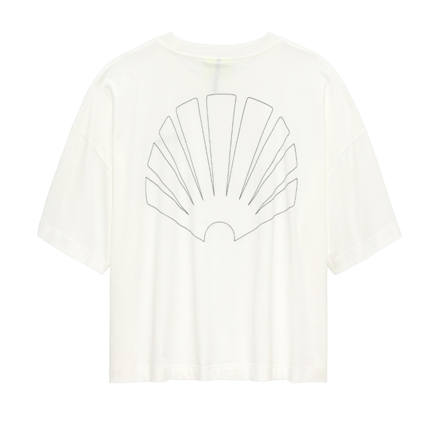 New Amsterdam Surf Association  Big Logo Tee Washed White