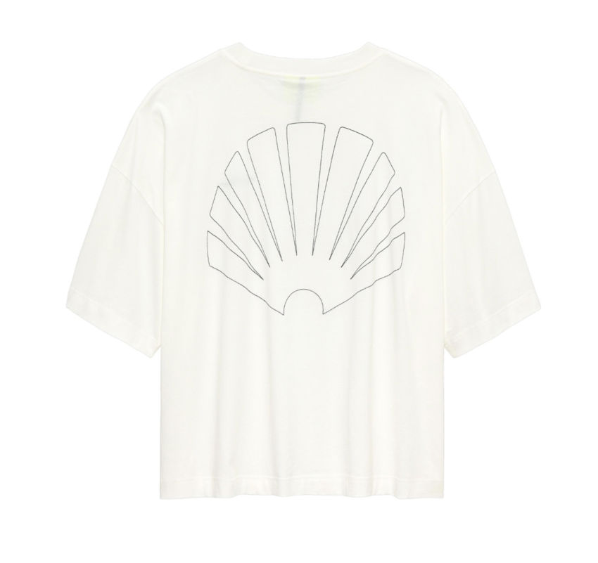 New Amsterdam Surf Association  Big Logo Tee Washed White