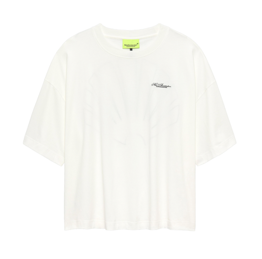 New Amsterdam Surf Association  Big Logo Tee Washed White