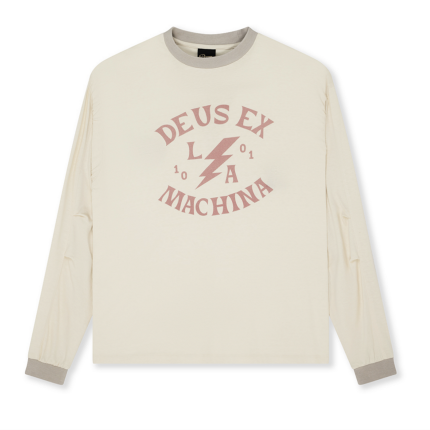 Deus Ex Machina Chinook LS Tee Ivory