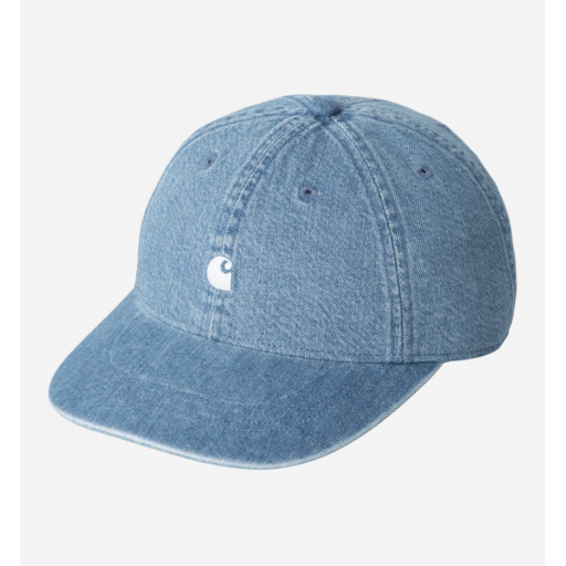 Carhartt WIP Lucas Cap Blue Bleached Denim