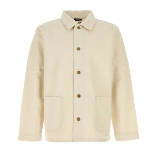 A.P.C. Paris Kerlouan Embroidered Jacket Ecru