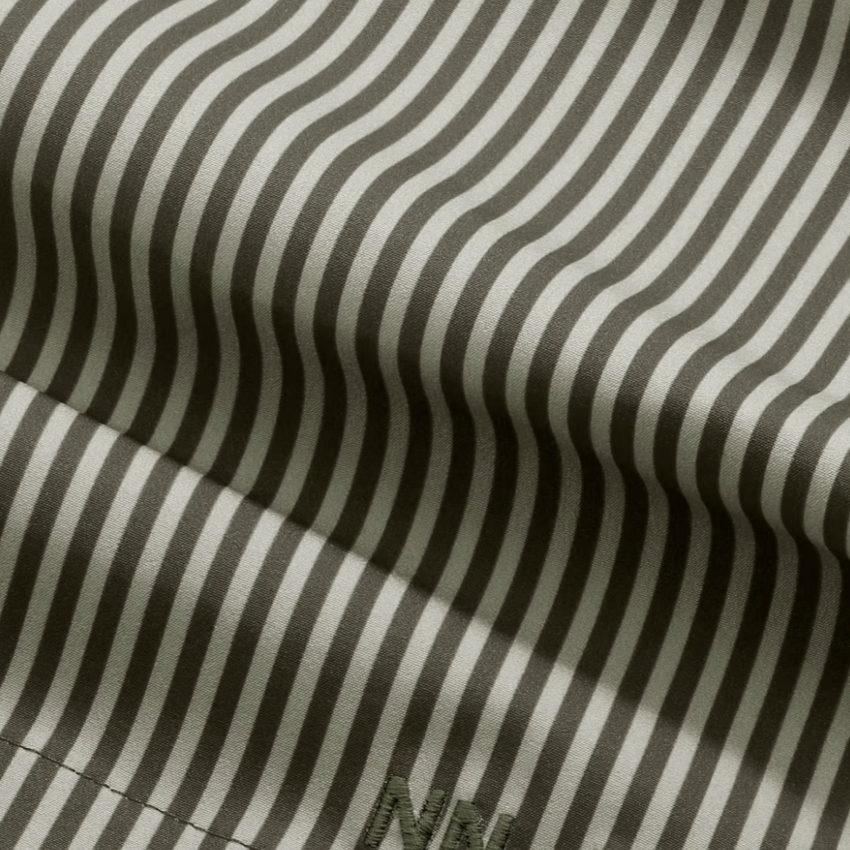 NN.07 Holiday Shorts 10039 Green Stripe