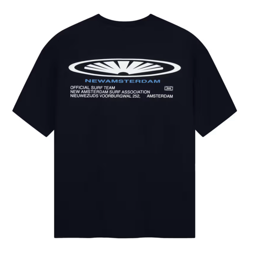 New Amsterdam Surf Association  Shaper Tee Black